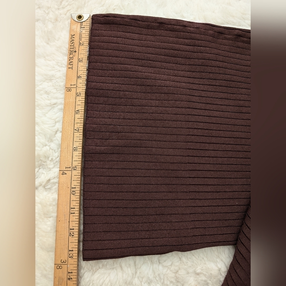 Peter Do Flared ribbed pants brown small - Picture 16 of 16